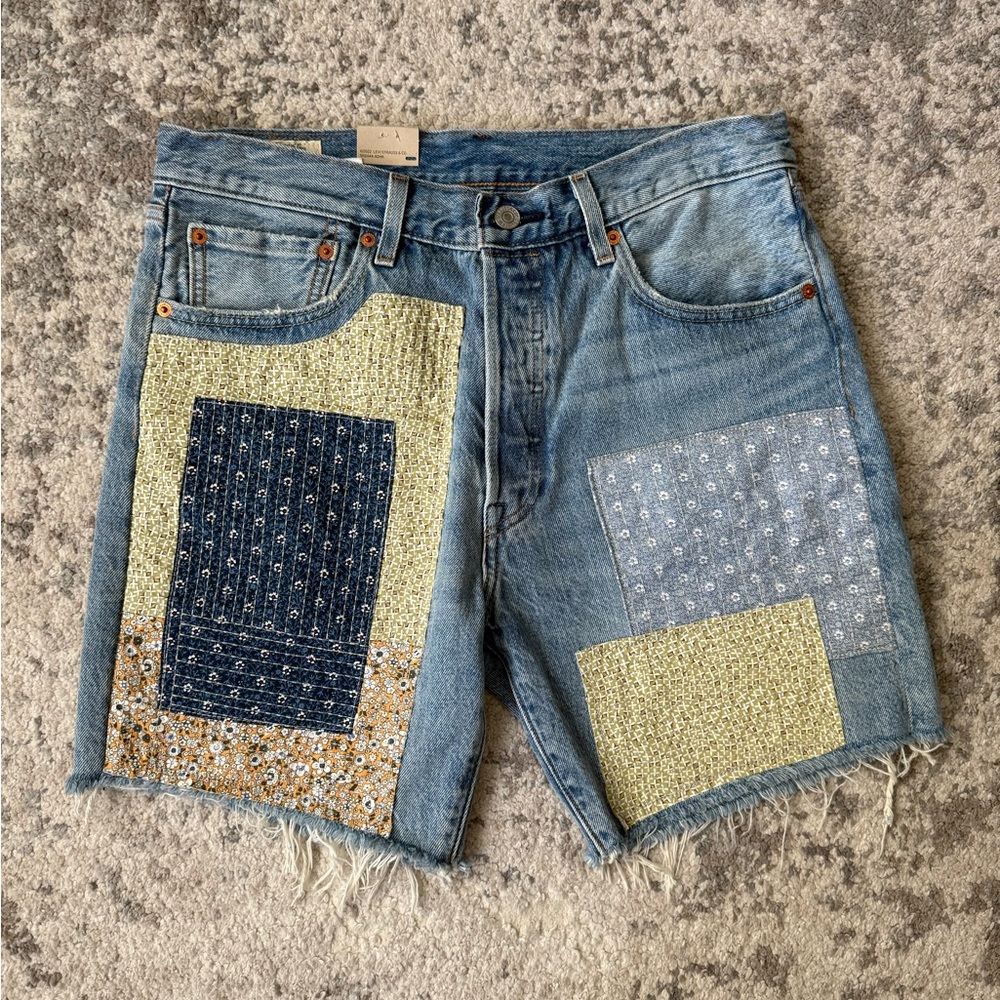 501® 150th Anniversary 501® '93 CUT OFF JEAN 7" MEN'S PATCHWORK SHORTS